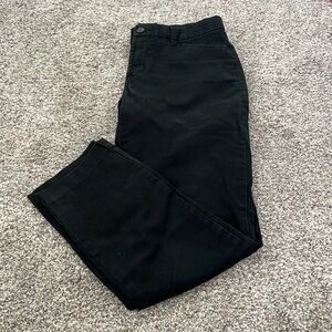 Gap Women’s Slim City Black Khaki Pants Size 2